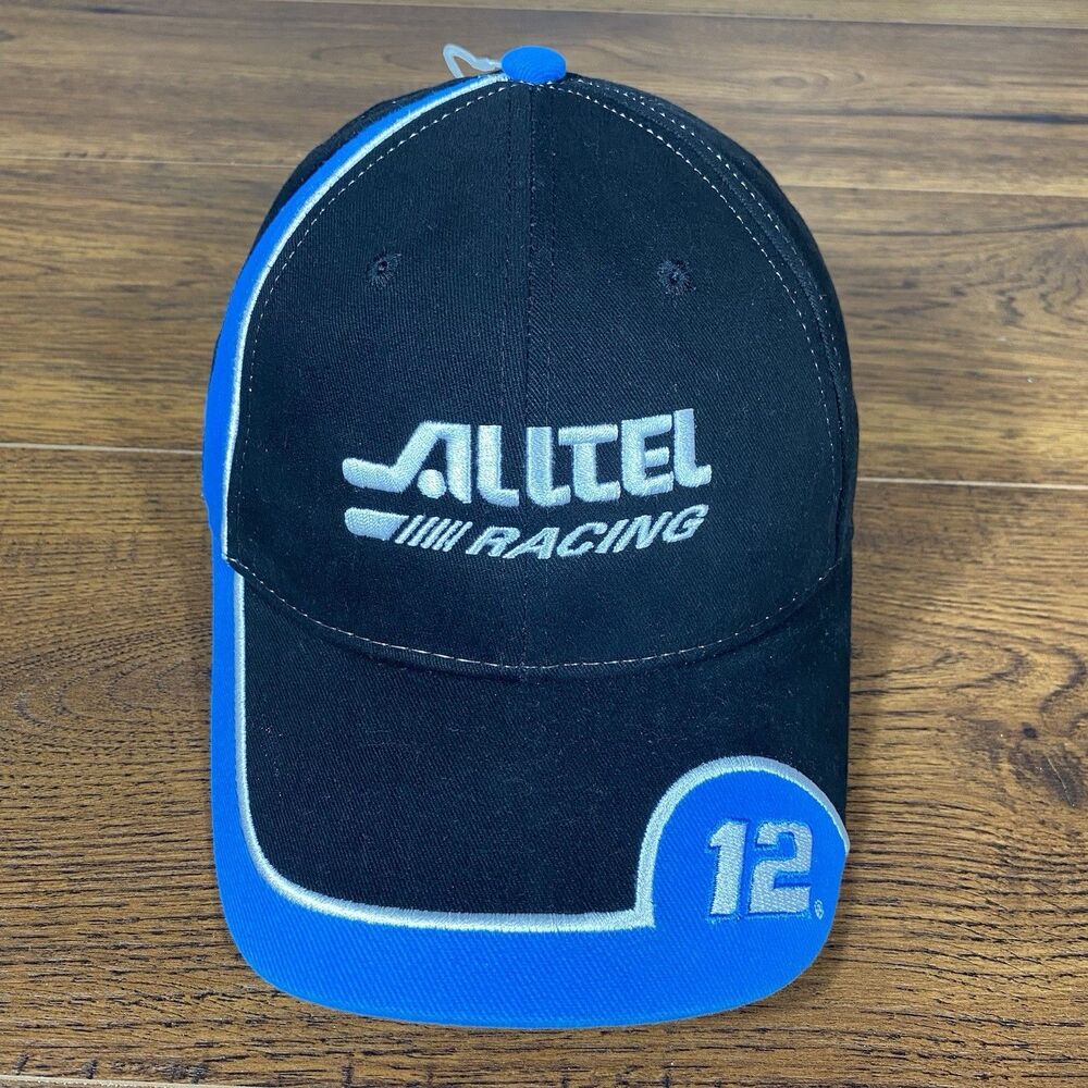 Ryan Newman 12 Alltel Hat Winners Circle Strapback One Size Black Blue NASCAR
